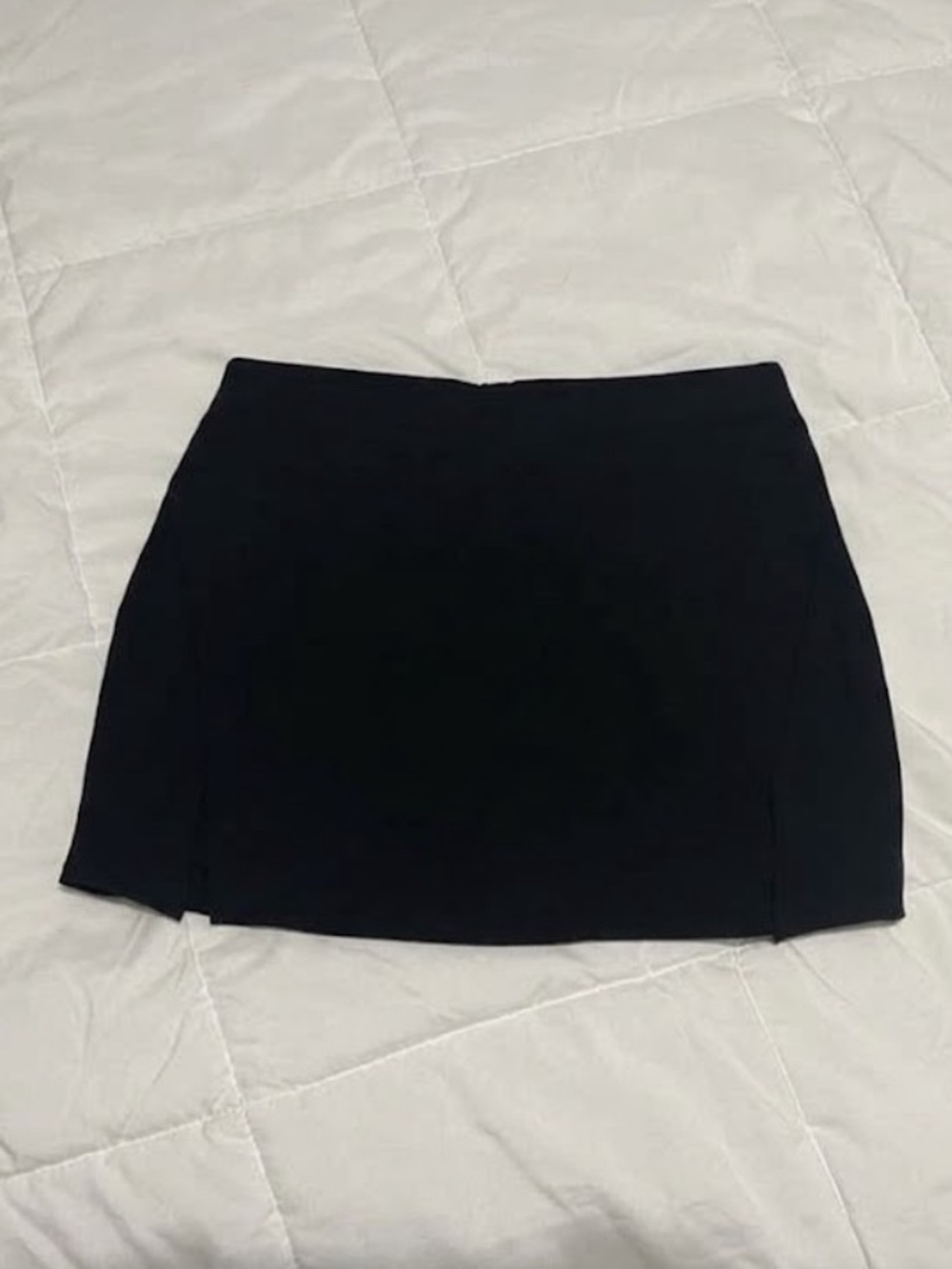 Windsor Black Mini Skort with Slits Large
